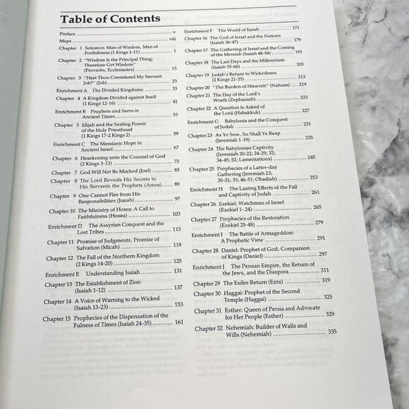 Old Testament Student Manual Religion 302 LDS 1 Kings - Malachi Study Guide 1982 - Picture 2 of 10